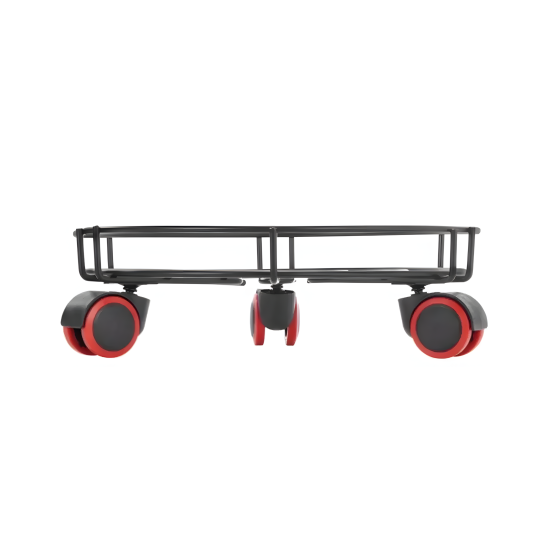 Metal Gas Cylinder Holder With Wheels